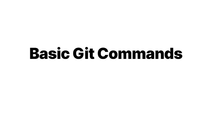 Basic Git Commands